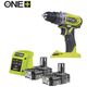 Ryobi Шурупокрут-дриль ударний акумуляторний ONE+ R18PD2-215G 18В 1х1.5А·год ЗП 40Нм 400·1350об·хв 1кг, фото  | SNABZHENIE.com.ua Ryobi Шурупокрут-дриль ударний акумуляторний ONE+ R18PD2-215G 18В 1х1.5А·год ЗП 40Нм 400·1350об·хв 1кг, фото  | SNABZHENIE.com.ua
