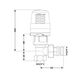 Кран радиаторный термостатический Icma 3/4"ВН угловой №764+940 82764AD06940, фото , зображення 2 | SNABZHENIE.com.ua Кран радиаторный термостатический Icma 3/4"ВН угловой №764+940 82764AD06940, фото , зображення 2 | SNABZHENIE.com.ua