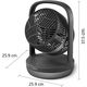 Вентилятор Philips настільний Series 3000, 22см, 27Вт, таймер, поворот 180, чорний, фото , изображение 3 | SNABZHENIE.com.ua Вентилятор Philips настільний Series 3000, 22см, 27Вт, таймер, поворот 180, чорний, фото , изображение 3 | SNABZHENIE.com.ua
