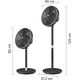 Вентилятор Philips підлоговий Series 3000, 40см, 48Вт, керування через смартфон, регулювання висоти, чорний, фото , изображение 3 | SNABZHENIE.com.ua Вентилятор Philips підлоговий Series 3000, 40см, 48Вт, керування через смартфон, регулювання висоти, чорний, фото , изображение 3 | SNABZHENIE.com.ua