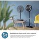 Вентилятор Philips підлоговий Series 3000, 40см, 48Вт, керування через смартфон, регулювання висоти, чорний, фото , изображение 10 | SNABZHENIE.com.ua Вентилятор Philips підлоговий Series 3000, 40см, 48Вт, керування через смартфон, регулювання висоти, чорний, фото , изображение 10 | SNABZHENIE.com.ua