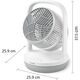 Вентилятор Philips настільний Series 2000, 22см, 28Вт, таймер, поворот 180, білий, фото , изображение 3 | SNABZHENIE.com.ua Вентилятор Philips настільний Series 2000, 22см, 28Вт, таймер, поворот 180, білий, фото , изображение 3 | SNABZHENIE.com.ua