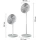 Вентилятор Philips підлоговий Series 2000, 40см, 48Вт, таймер, поворот 180, білий, фото , изображение 3 | SNABZHENIE.com.ua Вентилятор Philips підлоговий Series 2000, 40см, 48Вт, таймер, поворот 180, білий, фото , изображение 3 | SNABZHENIE.com.ua