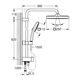 Душевая система Grohe QuickFix Vitalio Comfort 250 Cube 26698001 , фото , изображение 2 | SNABZHENIE.com.ua Душевая система Grohe QuickFix Vitalio Comfort 250 Cube 26698001 , фото , изображение 2 | SNABZHENIE.com.ua