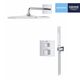 Душевая система скрытого монтажа Grohe QuickFix Precision Cube c Vitalio Rain Mono 310 Cube 34879000, фото , изображение 4 | SNABZHENIE.com.ua Душевая система скрытого монтажа Grohe QuickFix Precision Cube c Vitalio Rain Mono 310 Cube 34879000, фото , изображение 4 | SNABZHENIE.com.ua