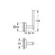 Держатель для запасного рулона бумаги Grohe QuickFix Start Cube 409792430, фото , зображення 2 | SNABZHENIE.com.ua Держатель для запасного рулона бумаги Grohe QuickFix Start Cube 409792430, фото , зображення 2 | SNABZHENIE.com.ua