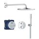 Душевая система скрытого монтажа термостатическая Grohe QuickFix Precision с Vitalio Rain Mono 310 34880000, фото  | SNABZHENIE.com.ua Душевая система скрытого монтажа термостатическая Grohe QuickFix Precision с Vitalio Rain Mono 310 34880000, фото  | SNABZHENIE.com.ua