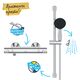 Смеситель термостатический для душа Grohe QuickFix Precision Start 34597001, фото , изображение 6 | SNABZHENIE.com.ua Смеситель термостатический для душа Grohe QuickFix Precision Start 34597001, фото , изображение 6 | SNABZHENIE.com.ua