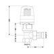 Кран радиаторный термостатический Icma 3/4"ВН угловой №764+940 82764AE06940, фото , зображення 2 | SNABZHENIE.com.ua Кран радиаторный термостатический Icma 3/4"ВН угловой №764+940 82764AE06940, фото , зображення 2 | SNABZHENIE.com.ua