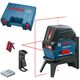 Нівелір лазерний Bosch GCL2-50+RM1+BM3 до 20м, ±0.3мм/м, 4AAx1.5В, IP54, чохол, мішеннь, кейс, 0.6кг, фото  | SNABZHENIE.com.ua