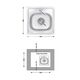 Кухонная мойка Brinex 3838 0,6 мм Satin (BRIN3835SAT06), фото , изображение 2 | SNABZHENIE.com.ua Кухонная мойка Brinex 3838 0,6 мм Satin (BRIN3835SAT06), фото , изображение 2 | SNABZHENIE.com.ua