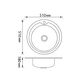Кухонная мойка Brinex 510-D 0,8 мм Micro Decor (BRIN510MDEC08), фото , изображение 2 | SNABZHENIE.com.ua Кухонная мойка Brinex 510-D 0,8 мм Micro Decor (BRIN510MDEC08), фото , изображение 2 | SNABZHENIE.com.ua