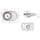Кухонная мойка Brinex 7750 0,8 мм Satin (BRIN7750SAT08), фото , изображение 2 | SNABZHENIE.com.ua Кухонная мойка Brinex 7750 0,8 мм Satin (BRIN7750SAT08), фото , изображение 2 | SNABZHENIE.com.ua