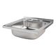 Кухонная мойка Brinex 5050 0,6 мм Satin (BRIN5050SAT06), фото , зображення 4 | SNABZHENIE.com.ua Кухонная мойка Brinex 5050 0,6 мм Satin (BRIN5050SAT06), фото , зображення 4 | SNABZHENIE.com.ua