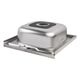 Кухонная мойка Brinex 5050 0,6 мм Satin (BRIN5050SAT06), фото , зображення 5 | SNABZHENIE.com.ua Кухонная мойка Brinex 5050 0,6 мм Satin (BRIN5050SAT06), фото , зображення 5 | SNABZHENIE.com.ua