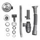 Кухонная мойка Brinex 5080-L 0,8 мм Satin (BRIN5080LSAT06), фото , зображення 7 | SNABZHENIE.com.ua Кухонная мойка Brinex 5080-L 0,8 мм Satin (BRIN5080LSAT06), фото , зображення 7 | SNABZHENIE.com.ua