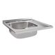 Кухонная мойка Brinex 6060-L 0,6 мм Satin (BRIN6060LSAT06), фото , зображення 3 | SNABZHENIE.com.ua Кухонная мойка Brinex 6060-L 0,6 мм Satin (BRIN6060LSAT06), фото , зображення 3 | SNABZHENIE.com.ua