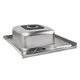 Кухонная мойка Brinex 6060-L 0,6 мм Satin (BRIN6060LSAT06), фото , зображення 4 | SNABZHENIE.com.ua Кухонная мойка Brinex 6060-L 0,6 мм Satin (BRIN6060LSAT06), фото , зображення 4 | SNABZHENIE.com.ua