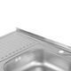 Кухонная мойка Brinex 6080-R 0,6 мм Satin (BRIN6080RSAT06), фото , зображення 5 | SNABZHENIE.com.ua Кухонная мойка Brinex 6080-R 0,6 мм Satin (BRIN6080RSAT06), фото , зображення 5 | SNABZHENIE.com.ua