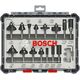 Набір комбінованих фрез Bosch Professional 6мм 15шт, фото  | SNABZHENIE.com.ua