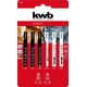 Полотно пиляльне для електролобзика KWB набір 6шт, фото  | SNABZHENIE.com.ua Полотно пиляльне для електролобзика KWB набір 6шт, фото  | SNABZHENIE.com.ua