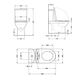 Унитаз напольный Qtap Jay Eco Ultra Quiet с сидением Soft-close 640x360x835 мм QTJAY27W48749 White, фото , изображение 2 | SNABZHENIE.com.ua Унитаз напольный Qtap Jay Eco Ultra Quiet с сидением Soft-close 640x360x835 мм QTJAY27W48749 White, фото , изображение 2 | SNABZHENIE.com.ua