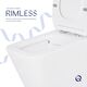 Унитаз-компакт Qtap Crow Eco безободковый с сиденьем Soft-close QTCRO27W48750, фото , зображення 6 | SNABZHENIE.com.ua Унитаз-компакт Qtap Crow Eco безободковый с сиденьем Soft-close QTCRO27W48750, фото , зображення 6 | SNABZHENIE.com.ua