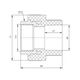 Муфта PPR Blue Ocean 40х1" 1/4 ВР, фото , изображение 2 | SNABZHENIE.com.ua Муфта PPR Blue Ocean 40х1" 1/4 ВР, фото , изображение 2 | SNABZHENIE.com.ua