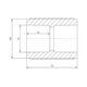 Муфта PPR Blue Ocean 75, фото , изображение 2 | SNABZHENIE.com.ua Муфта PPR Blue Ocean 75, фото , изображение 2 | SNABZHENIE.com.ua