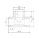 Тройник PPR Blue Ocean 25х20х25 редукционный, фото , изображение 2 | SNABZHENIE.com.ua Тройник PPR Blue Ocean 25х20х25 редукционный, фото , изображение 2 | SNABZHENIE.com.ua