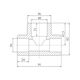 Тройник PPR Blue Ocean 50х40х50 редукционный, фото , зображення 2 | SNABZHENIE.com.ua Тройник PPR Blue Ocean 50х40х50 редукционный, фото , зображення 2 | SNABZHENIE.com.ua
