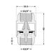 Обратний клапан Thermo Alliance Base 3/4"ВВ Slim с латунным штоком TAB240W20S, фото , изображение 2 | SNABZHENIE.com.ua Обратний клапан Thermo Alliance Base 3/4"ВВ Slim с латунным штоком TAB240W20S, фото , изображение 2 | SNABZHENIE.com.ua