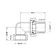 Сгон-американка Thermo Alliance Base 1/2"ВН угловой, никель  SD191W15, фото , изображение 2 | SNABZHENIE.com.ua Сгон-американка Thermo Alliance Base 1/2"ВН угловой, никель  SD191W15, фото , изображение 2 | SNABZHENIE.com.ua