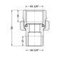 Сгон-американка Thermo Alliance Base 1 1/4"ВН никель, прямой SD190W32, фото , изображение 2 | SNABZHENIE.com.ua Сгон-американка Thermo Alliance Base 1 1/4"ВН никель, прямой SD190W32, фото , изображение 2 | SNABZHENIE.com.ua