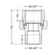 Сгон-американка Thermo Alliance Base 1 1/2"ВН никель, прямой SD190W40, фото , изображение 2 | SNABZHENIE.com.ua Сгон-американка Thermo Alliance Base 1 1/2"ВН никель, прямой SD190W40, фото , изображение 2 | SNABZHENIE.com.ua
