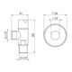 Кран угловой Thermo Alliance Standart (ручка круглая) с керам.буксой 1/2"Н х 1/2"Н SF342W1515, фото , изображение 2 | SNABZHENIE.com.ua Кран угловой Thermo Alliance Standart (ручка круглая) с керам.буксой 1/2"Н х 1/2"Н SF342W1515, фото , изображение 2 | SNABZHENIE.com.ua