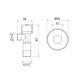 Кран угловой Thermo Alliance Standart (ручка шестигранник) с вент.буксой 1/2"Н х 1/2"Н SF3441515, фото , изображение 2 | SNABZHENIE.com.ua Кран угловой Thermo Alliance Standart (ручка шестигранник) с вент.буксой 1/2"Н х 1/2"Н SF3441515, фото , изображение 2 | SNABZHENIE.com.ua