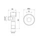 Кран угловой Thermo Alliance Standart (ручка шестигранник) с вент.буксой 1/2"Н х 3/4"Н SF3441520, фото , изображение 2 | SNABZHENIE.com.ua Кран угловой Thermo Alliance Standart (ручка шестигранник) с вент.буксой 1/2"Н х 3/4"Н SF3441520, фото , изображение 2 | SNABZHENIE.com.ua
