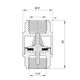 Обратний клапан Thermo Alliance Forte 1 1/4"ВВ никель с латунным штоком TAF240W32, фото , зображення 2 | SNABZHENIE.com.ua Обратний клапан Thermo Alliance Forte 1 1/4"ВВ никель с латунным штоком TAF240W32, фото , зображення 2 | SNABZHENIE.com.ua