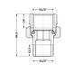 Сгон-американка Thermo Alliance Standart 1/2"ВН никель, прямой TAS190W15, фото , изображение 2 | SNABZHENIE.com.ua Сгон-американка Thermo Alliance Standart 1/2"ВН никель, прямой TAS190W15, фото , изображение 2 | SNABZHENIE.com.ua