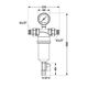 Фильтр самопромывной Thermo Alliance Standart 1/2" тонкой очистки, пластиковая колба TAS128W15, фото , зображення 2 | SNABZHENIE.com.ua Фильтр самопромывной Thermo Alliance Standart 1/2" тонкой очистки, пластиковая колба TAS128W15, фото , зображення 2 | SNABZHENIE.com.ua