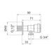 Кран угловой Thermo Alliance Standart 1/2"Нх3/4"Н нерж., с керам. буксой TAS345W1520SS, фото , изображение 2 | SNABZHENIE.com.ua Кран угловой Thermo Alliance Standart 1/2"Нх3/4"Н нерж., с керам. буксой TAS345W1520SS, фото , изображение 2 | SNABZHENIE.com.ua