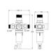 Фильтр самопромывной Thermo Alliance Forte 3/4" с редуктором для горячей воды SF128W20H, фото , зображення 2 | SNABZHENIE.com.ua Фильтр самопромывной Thermo Alliance Forte 3/4" с редуктором для горячей воды SF128W20H, фото , зображення 2 | SNABZHENIE.com.ua