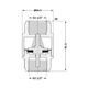 Обратный клапан с латунным штоком Thermo Alliance Forte 1 1/2"ВВ никель TAF240W40, фото , зображення 2 | SNABZHENIE.com.ua Обратный клапан с латунным штоком Thermo Alliance Forte 1 1/2"ВВ никель TAF240W40, фото , зображення 2 | SNABZHENIE.com.ua