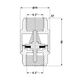 Обратный клапан с латунным штоком Thermo Alliance Forte 2"ВВ никель TAF240W50, фото , зображення 2 | SNABZHENIE.com.ua Обратный клапан с латунным штоком Thermo Alliance Forte 2"ВВ никель TAF240W50, фото , зображення 2 | SNABZHENIE.com.ua