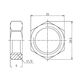 Контргайка SD Forte 1/2" SF35015, фото , изображение 2 | SNABZHENIE.com.ua Контргайка SD Forte 1/2" SF35015, фото , изображение 2 | SNABZHENIE.com.ua