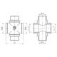 Крестовина SD Forte 1/2" ВН SF35515, фото , изображение 2 | SNABZHENIE.com.ua Крестовина SD Forte 1/2" ВН SF35515, фото , изображение 2 | SNABZHENIE.com.ua