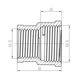 Муфта редукционная SD Forte 1/2"х3/4" ВВ SF3572015, фото , изображение 2 | SNABZHENIE.com.ua Муфта редукционная SD Forte 1/2"х3/4" ВВ SF3572015, фото , изображение 2 | SNABZHENIE.com.ua