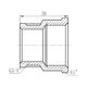Муфта редукционная SD Forte 1"х3/4" ВВ SF3572520, фото , зображення 2 | SNABZHENIE.com.ua Муфта редукционная SD Forte 1"х3/4" ВВ SF3572520, фото , зображення 2 | SNABZHENIE.com.ua