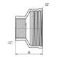 Муфта редукционная SD Forte 2"х1" ВВ SF3575025, фото , зображення 2 | SNABZHENIE.com.ua Муфта редукционная SD Forte 2"х1" ВВ SF3575025, фото , зображення 2 | SNABZHENIE.com.ua